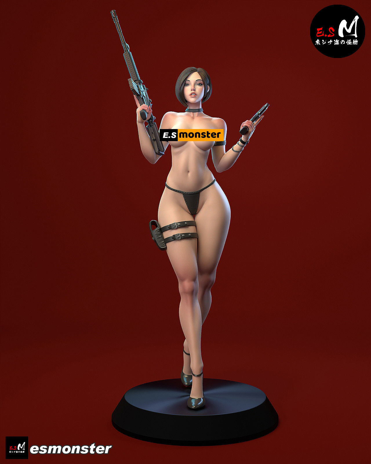 Ada Wang CHARACTER BY ESM 3D print model_4