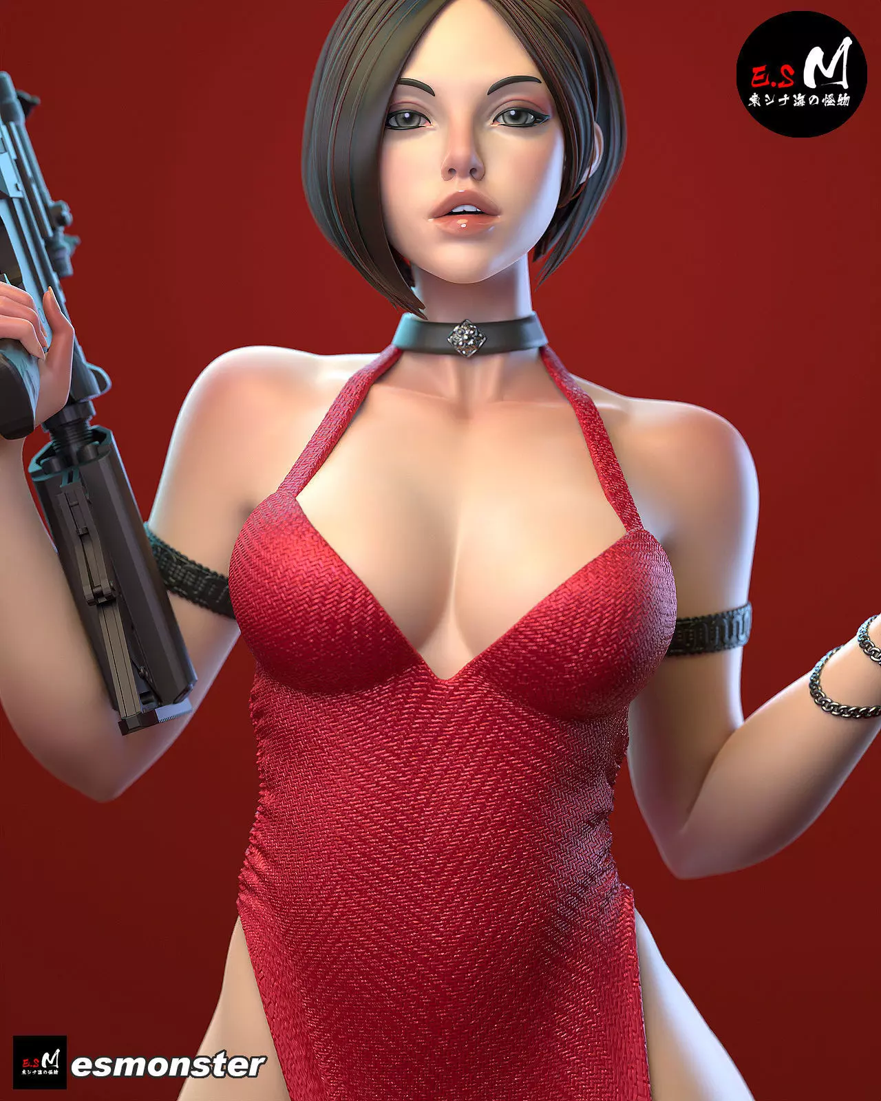 Ada Wang CHARACTER BY ESM 3D print model_0