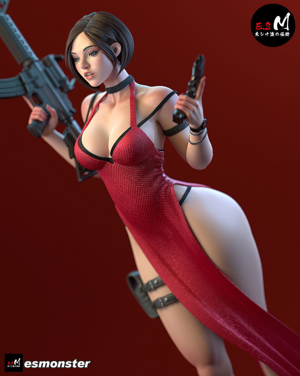 Ada Wang CHARACTER BY ESM 3D print model_11