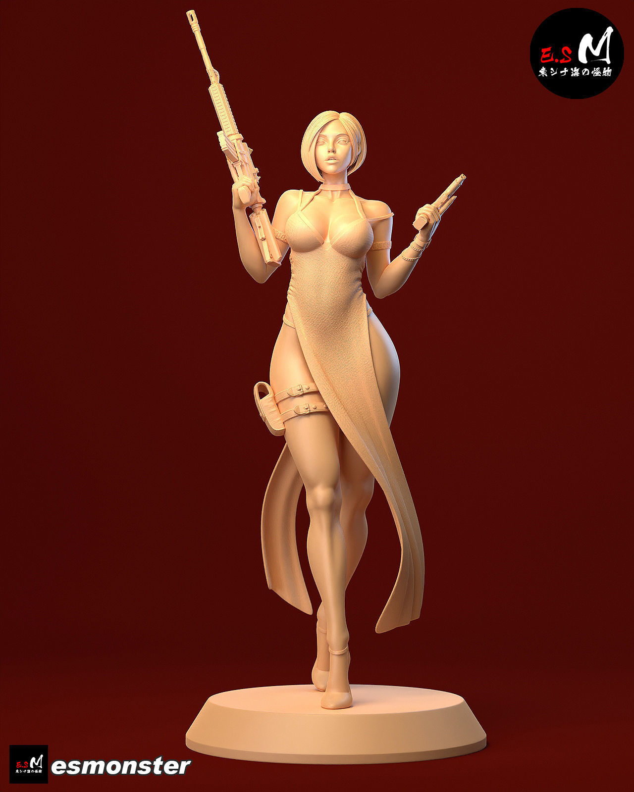 Ada Wang CHARACTER BY ESM 3D print model_41