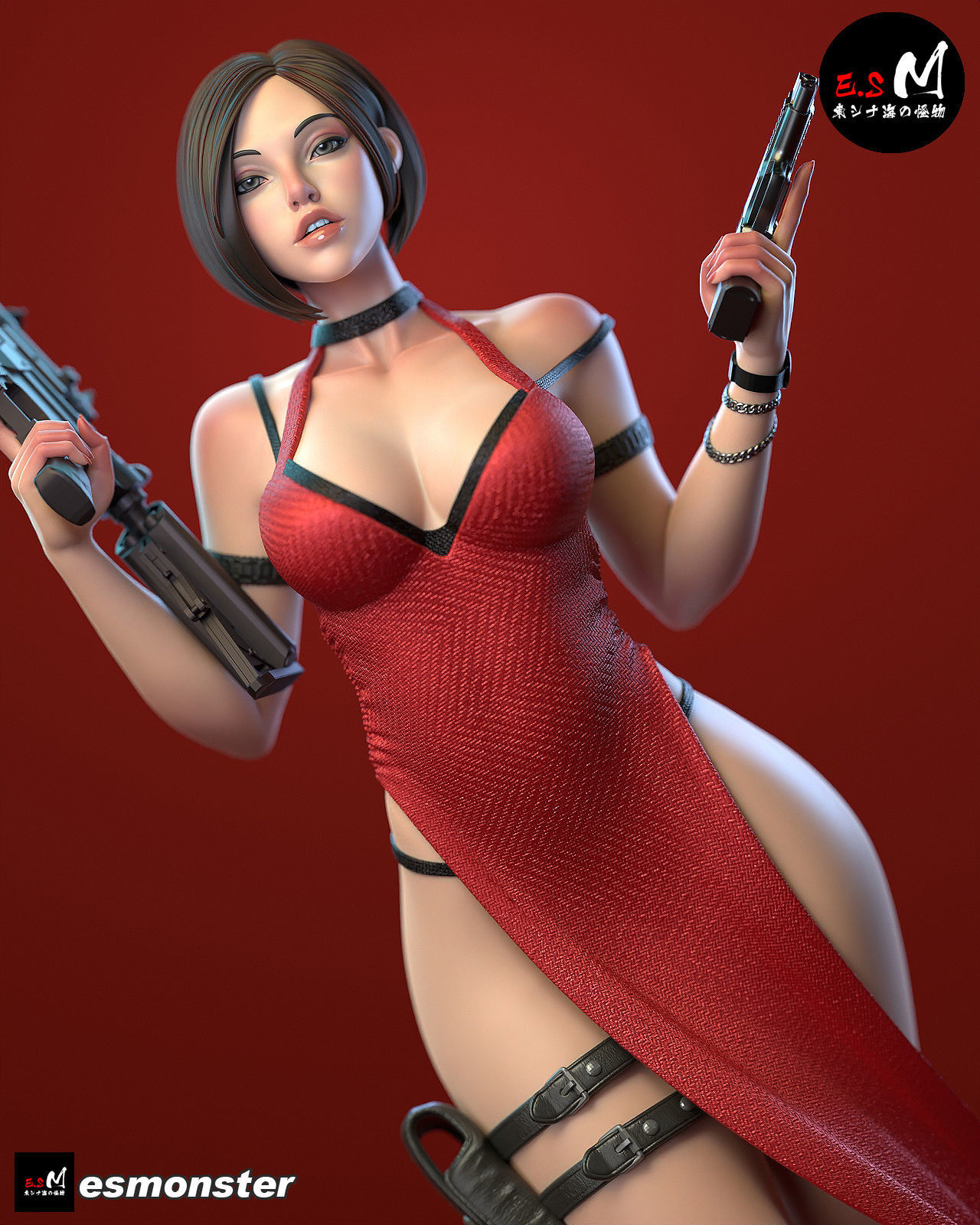 Ada Wang CHARACTER BY ESM 3D print model_14