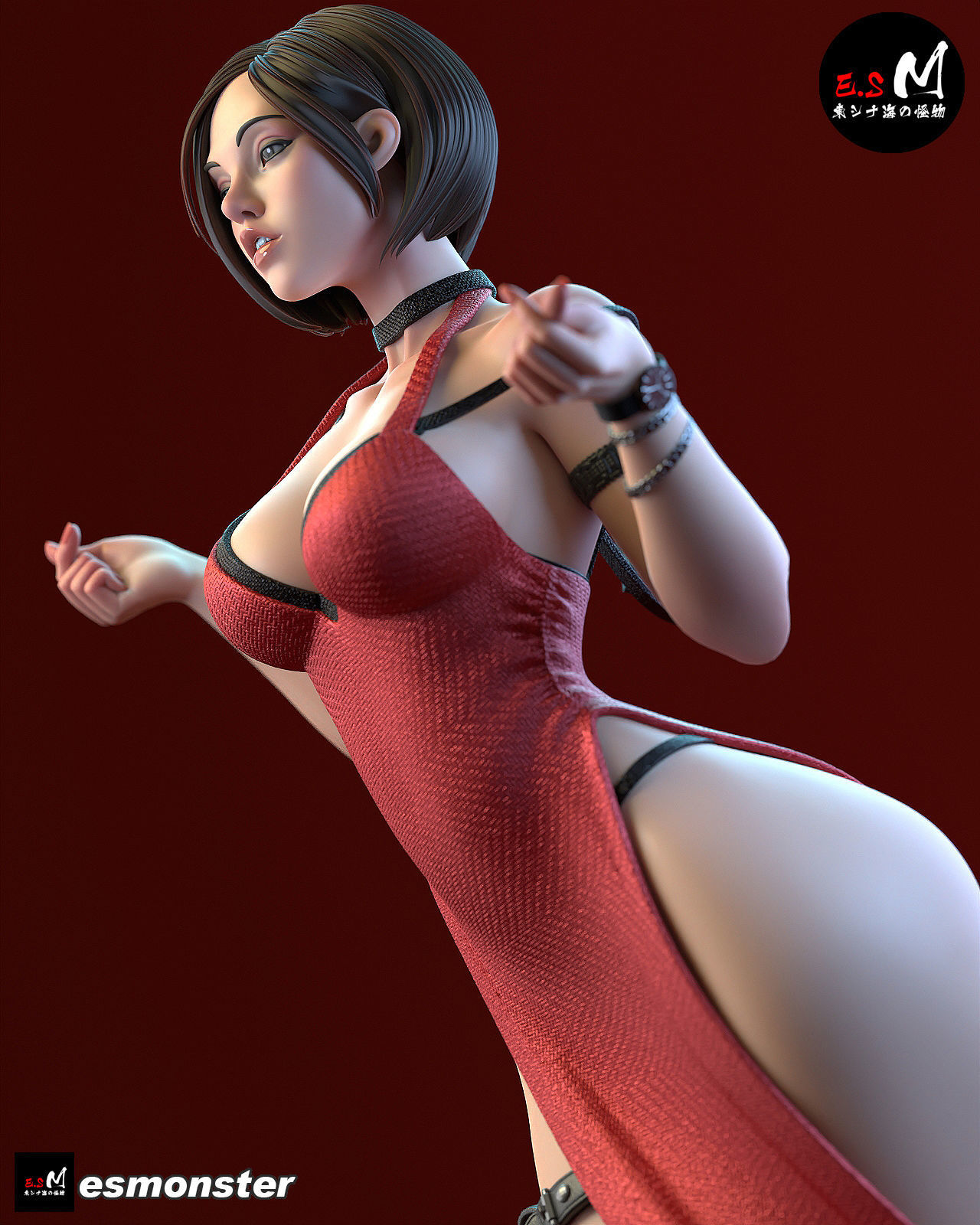 Ada Wang CHARACTER BY ESM 3D print model_23