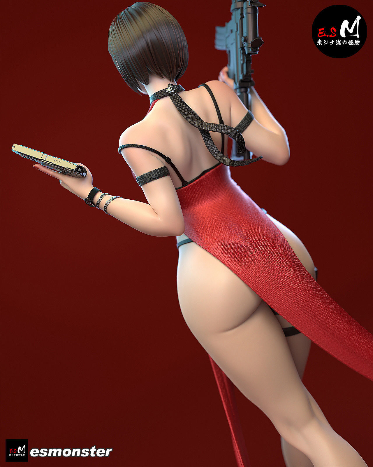 Ada Wang CHARACTER BY ESM 3D print model_19