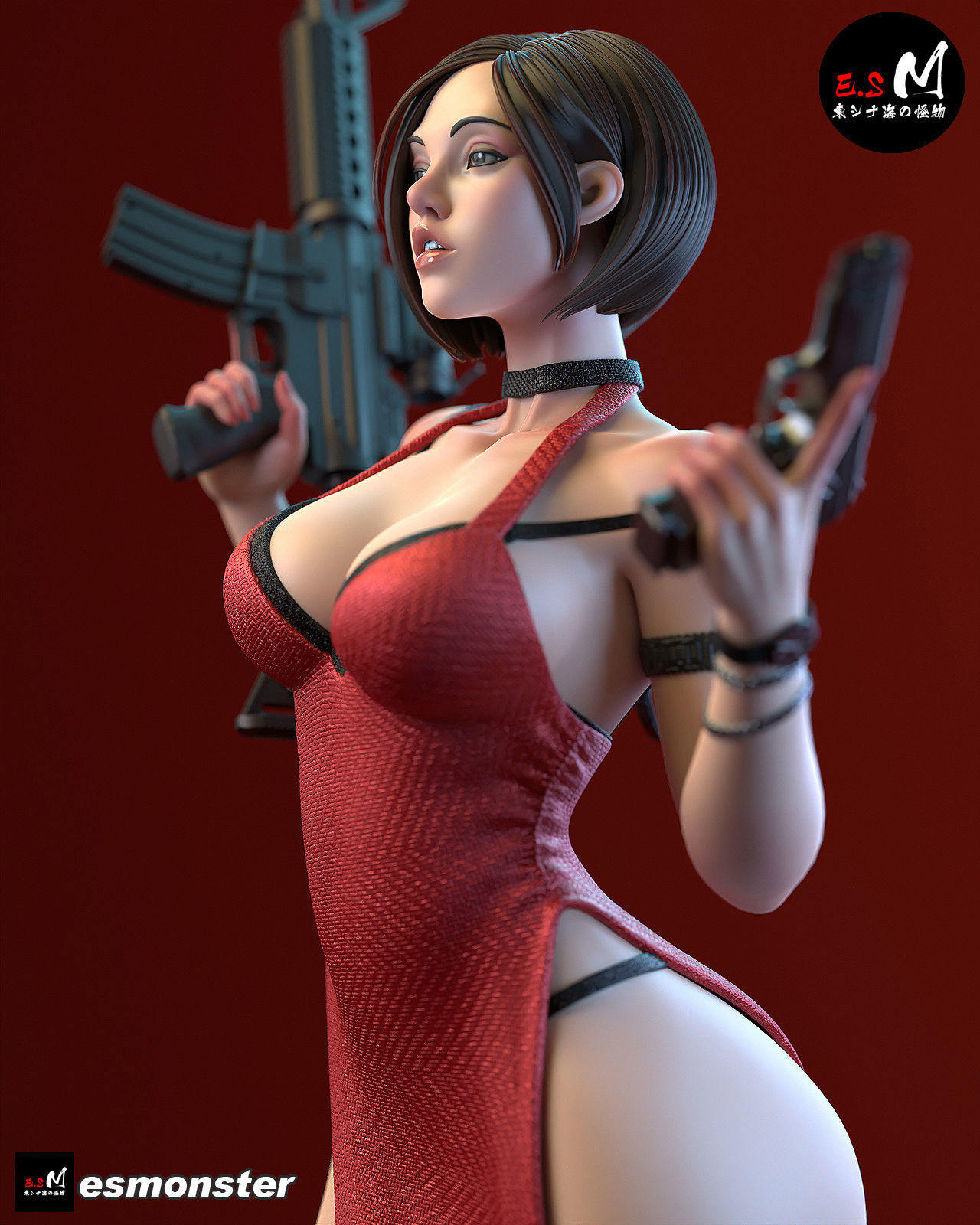 Ada Wang CHARACTER BY ESM 3D print model_13