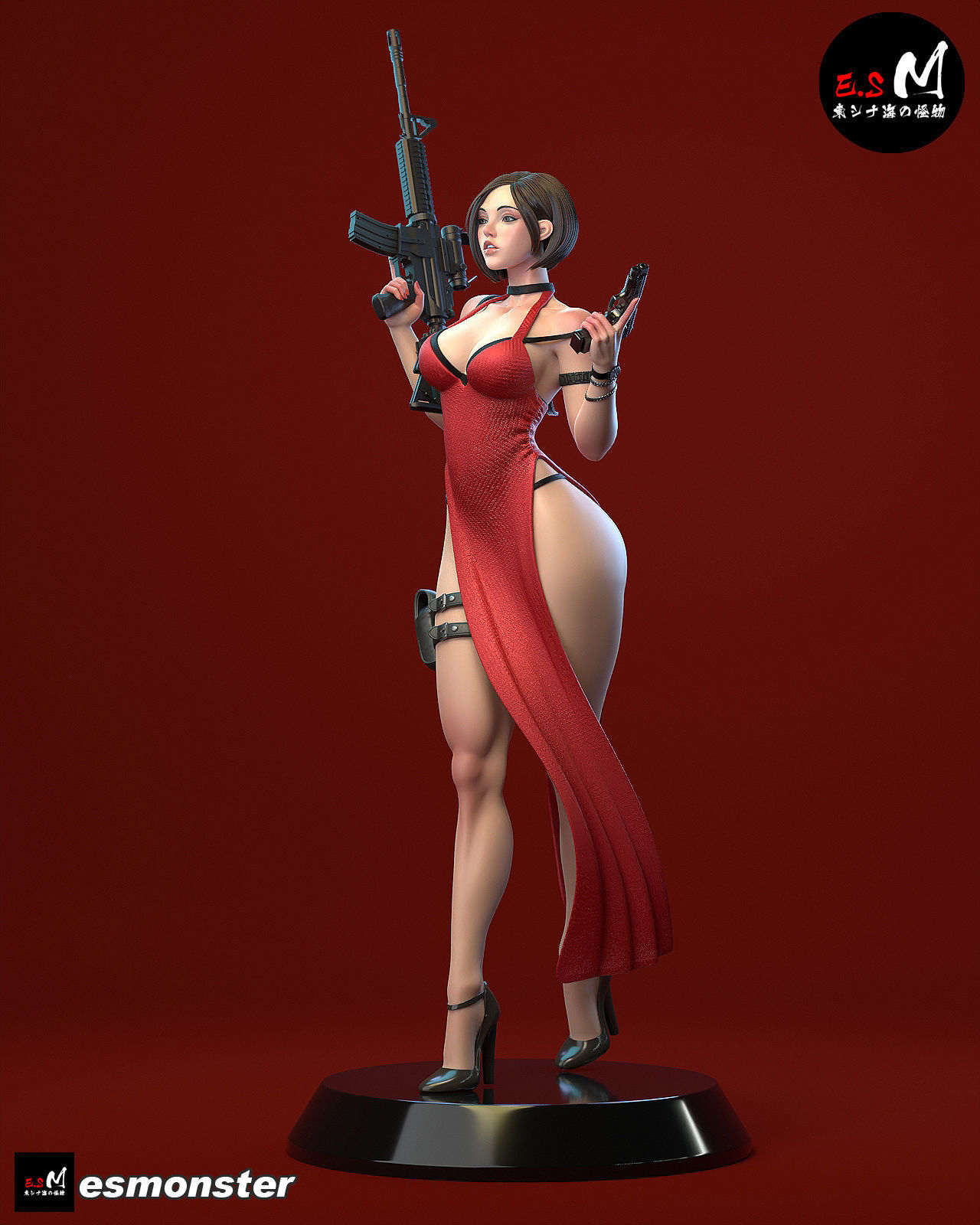 Ada Wang CHARACTER BY ESM 3D print model_36
