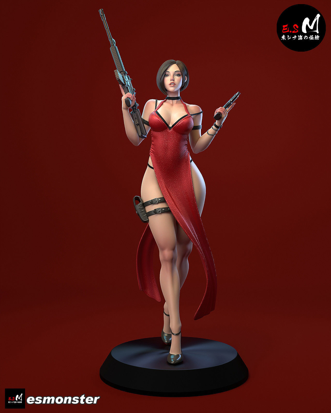 Ada Wang CHARACTER BY ESM 3D print model_29