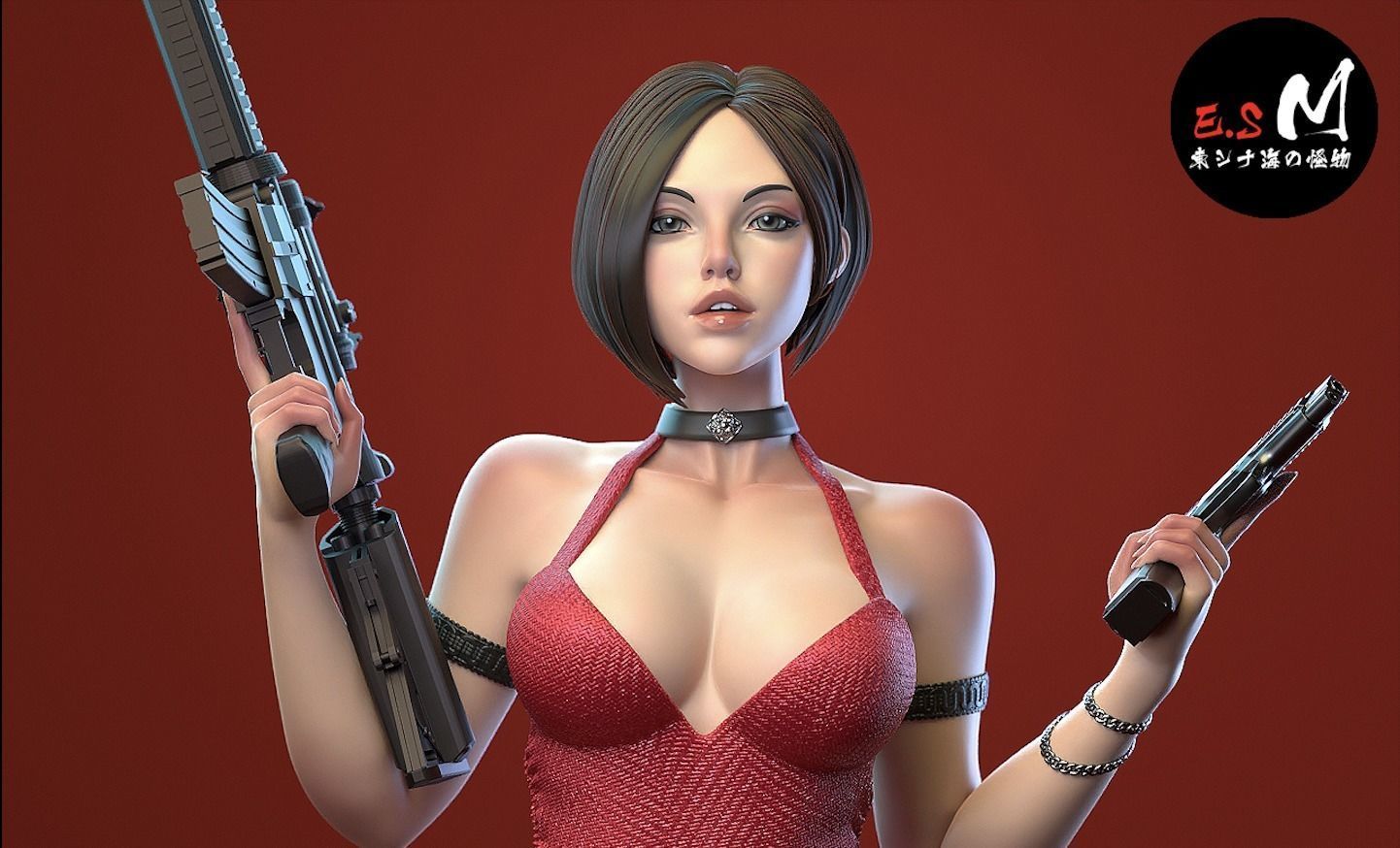 Ada Wang CHARACTER BY ESM 3D print model_22
