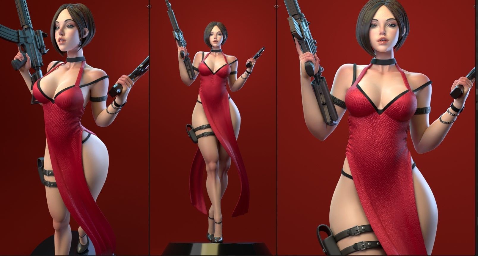 Ada Wang CHARACTER BY ESM 3D print model_39