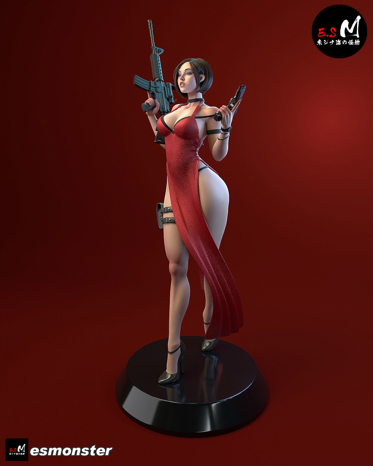 Ada Wang CHARACTER BY ESM 3D print model_15