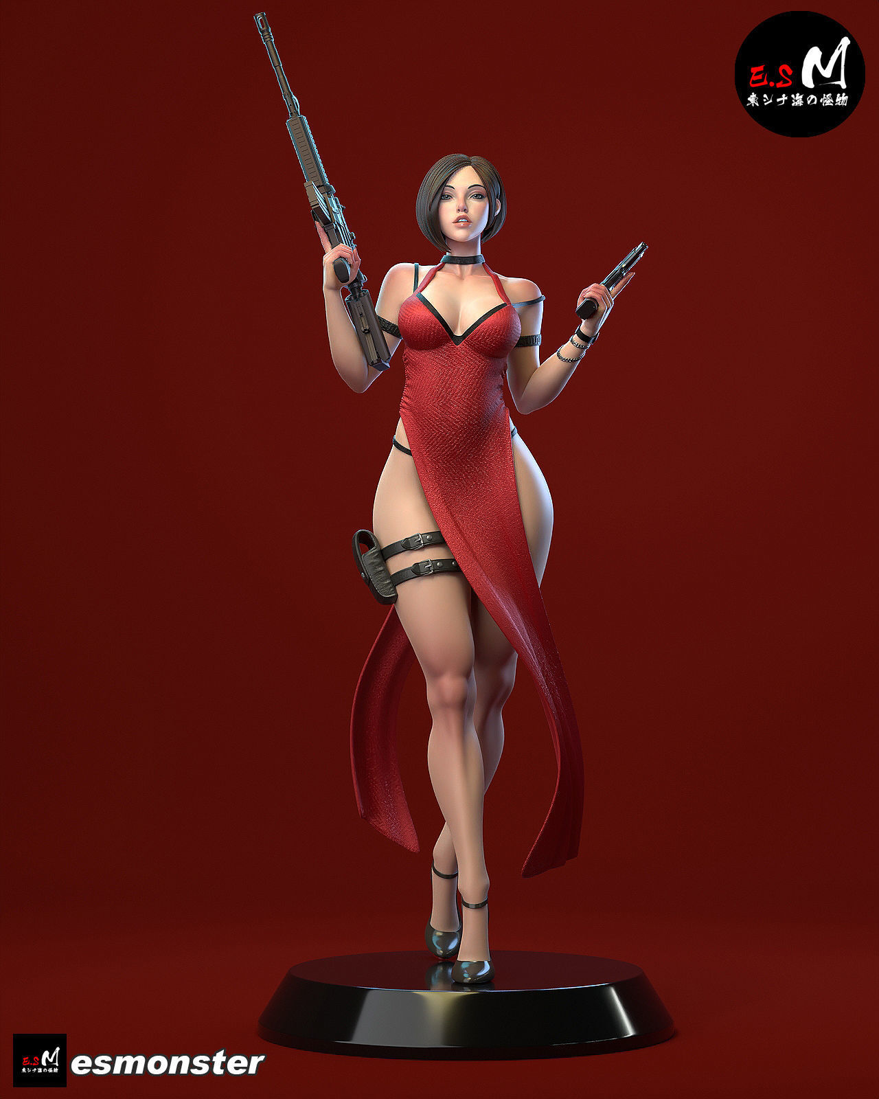 Ada Wang CHARACTER BY ESM 3D print model_32