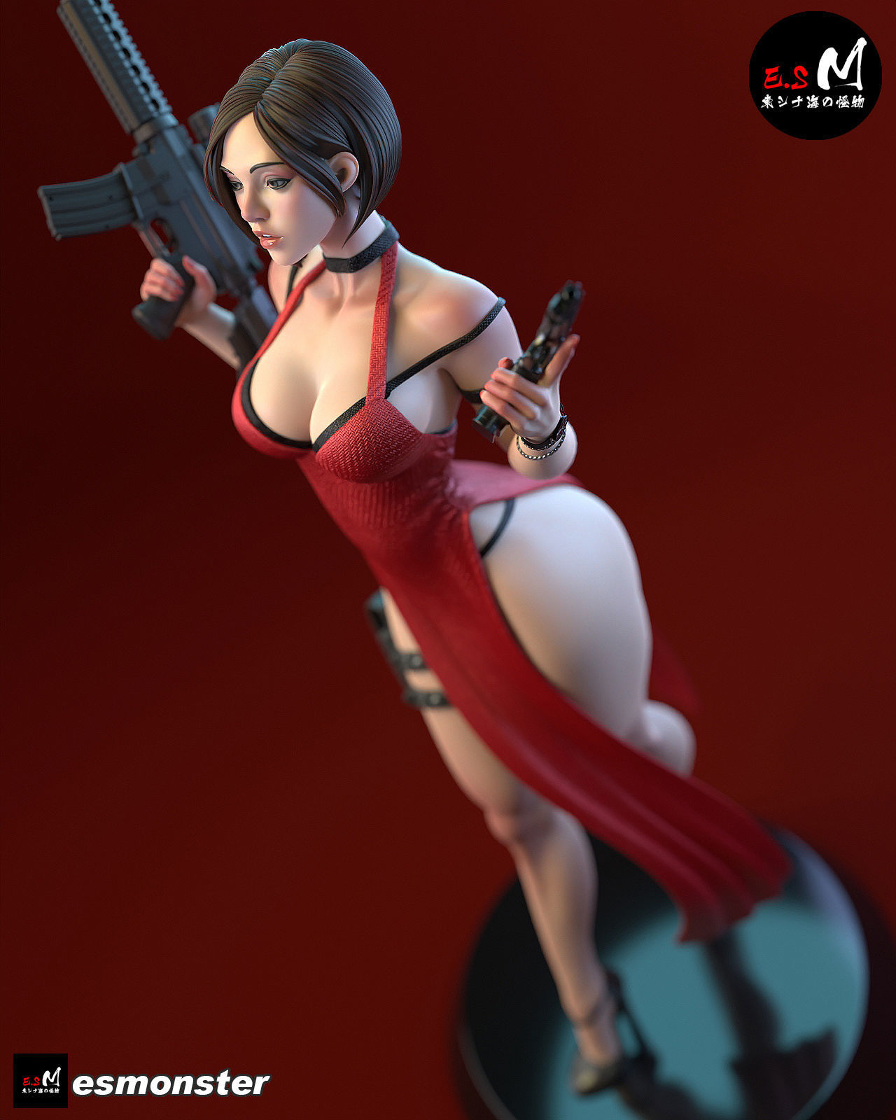 Ada Wang CHARACTER BY ESM 3D print model_17