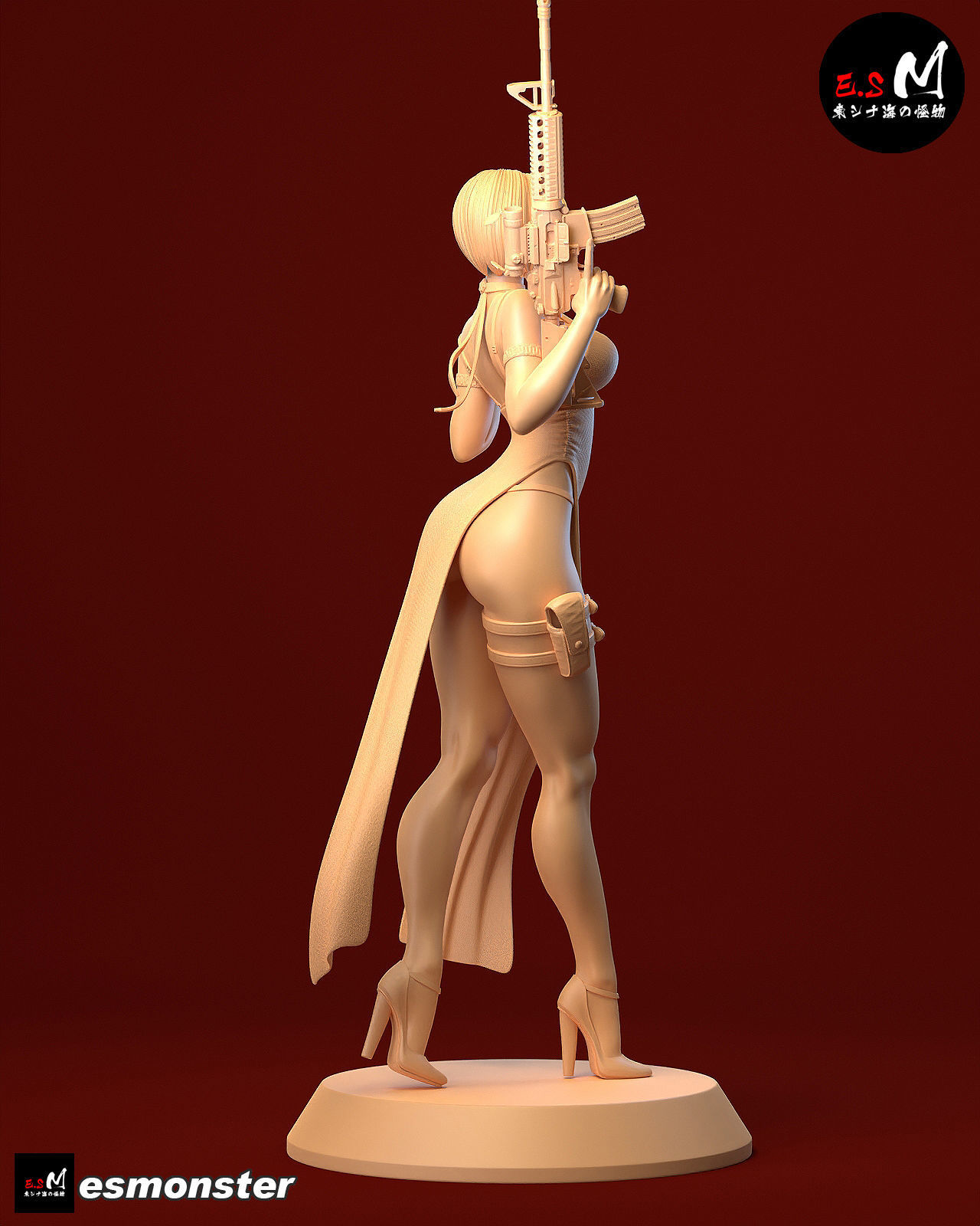 Ada Wang CHARACTER BY ESM 3D print model_45
