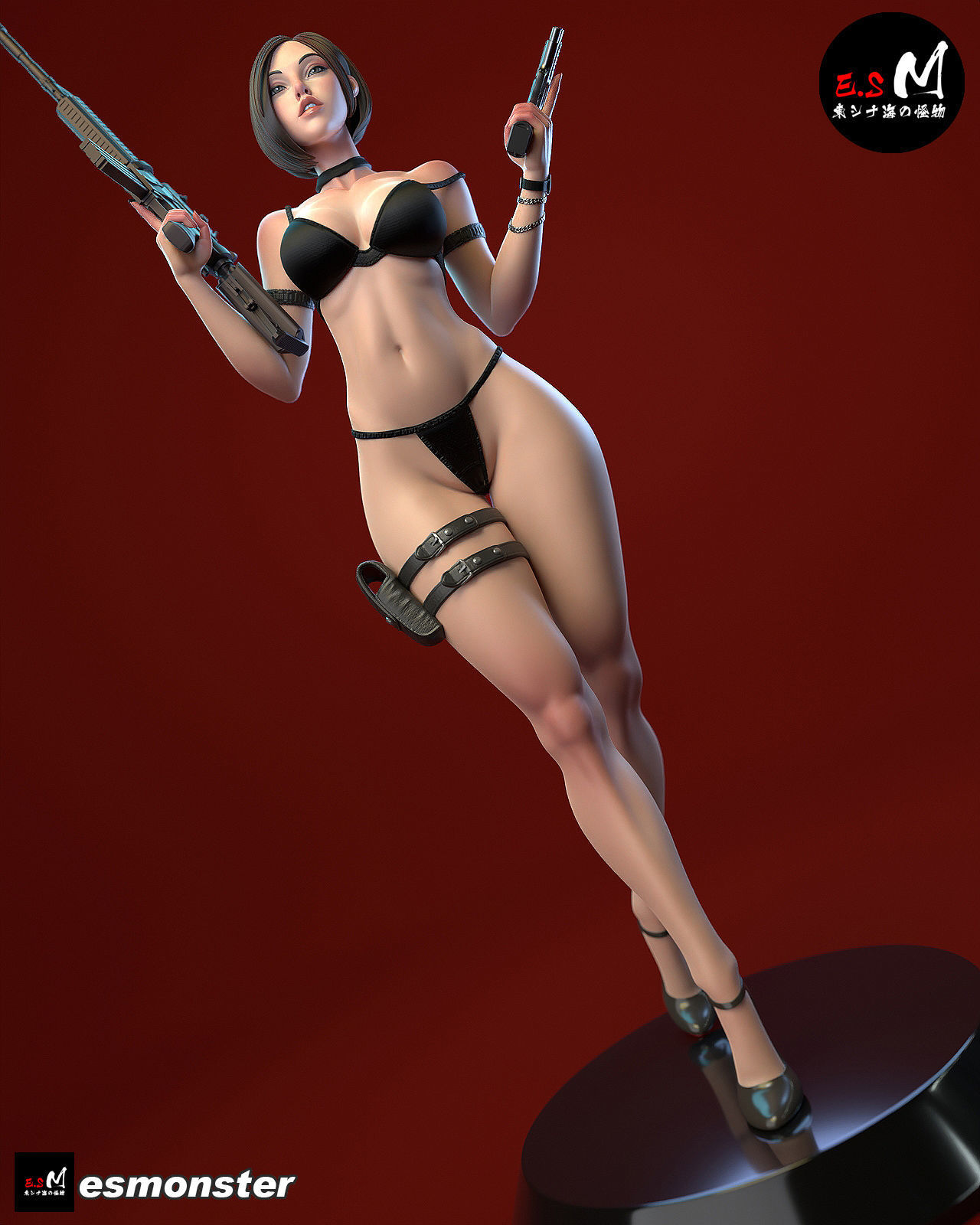 Ada Wang CHARACTER BY ESM 3D print model_6