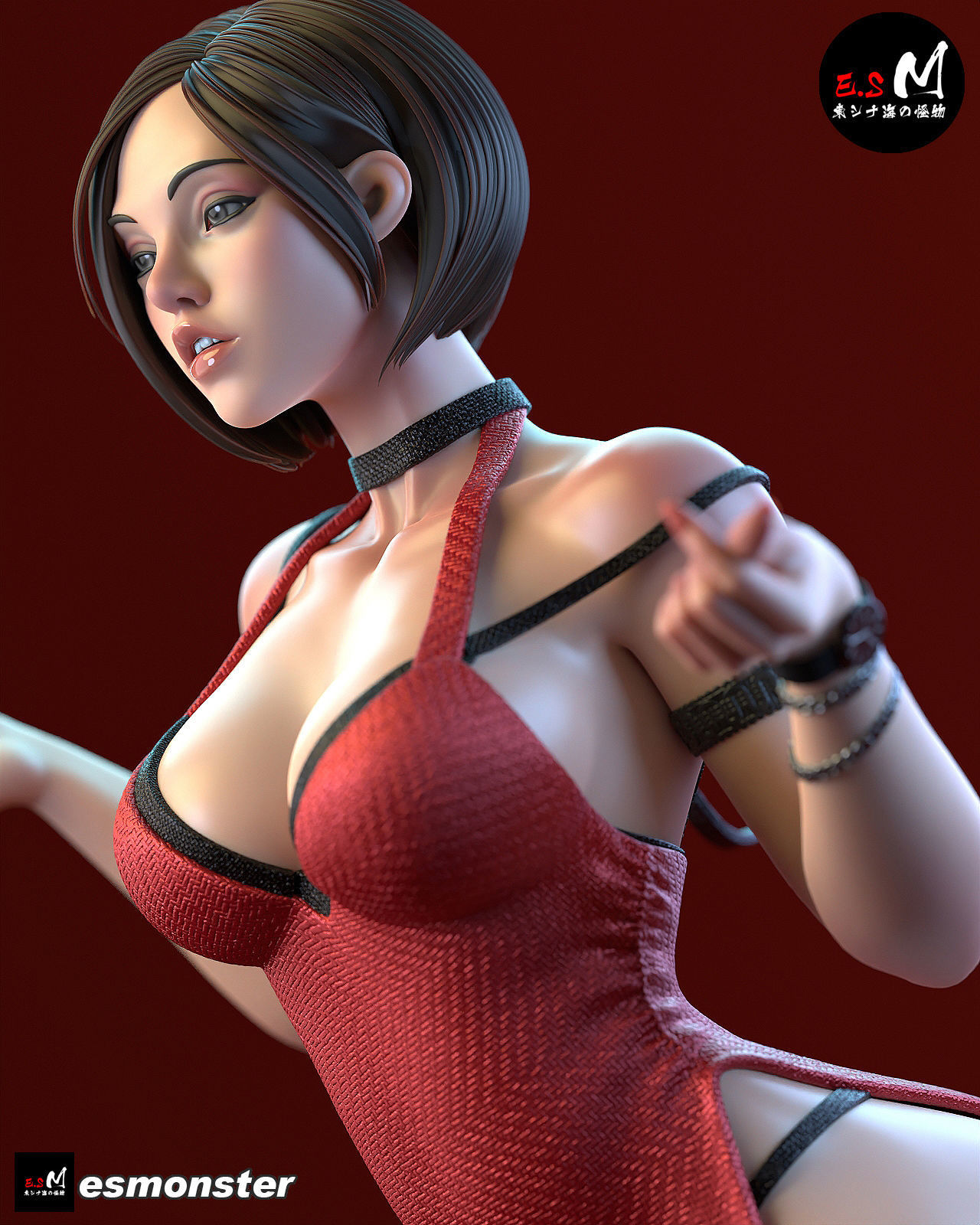 Ada Wang CHARACTER BY ESM 3D print model_25