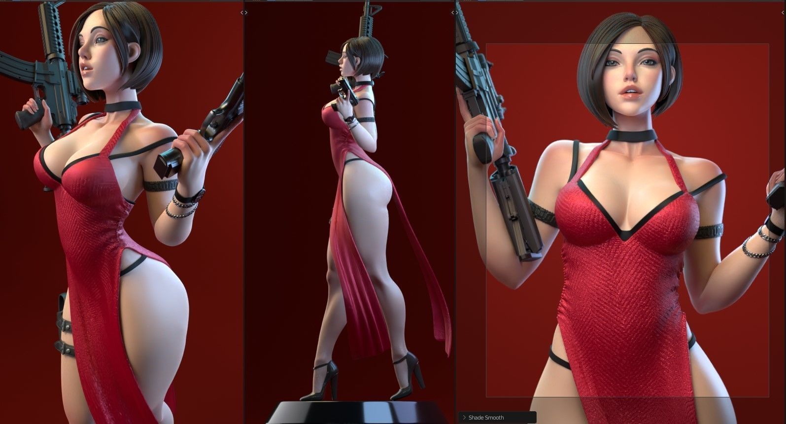 Ada Wang CHARACTER BY ESM 3D print model_38