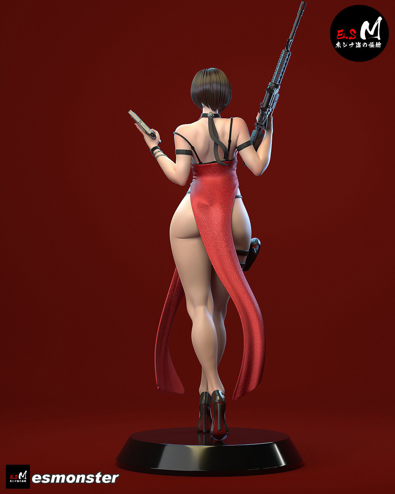 Ada Wang CHARACTER BY ESM 3D print model_35