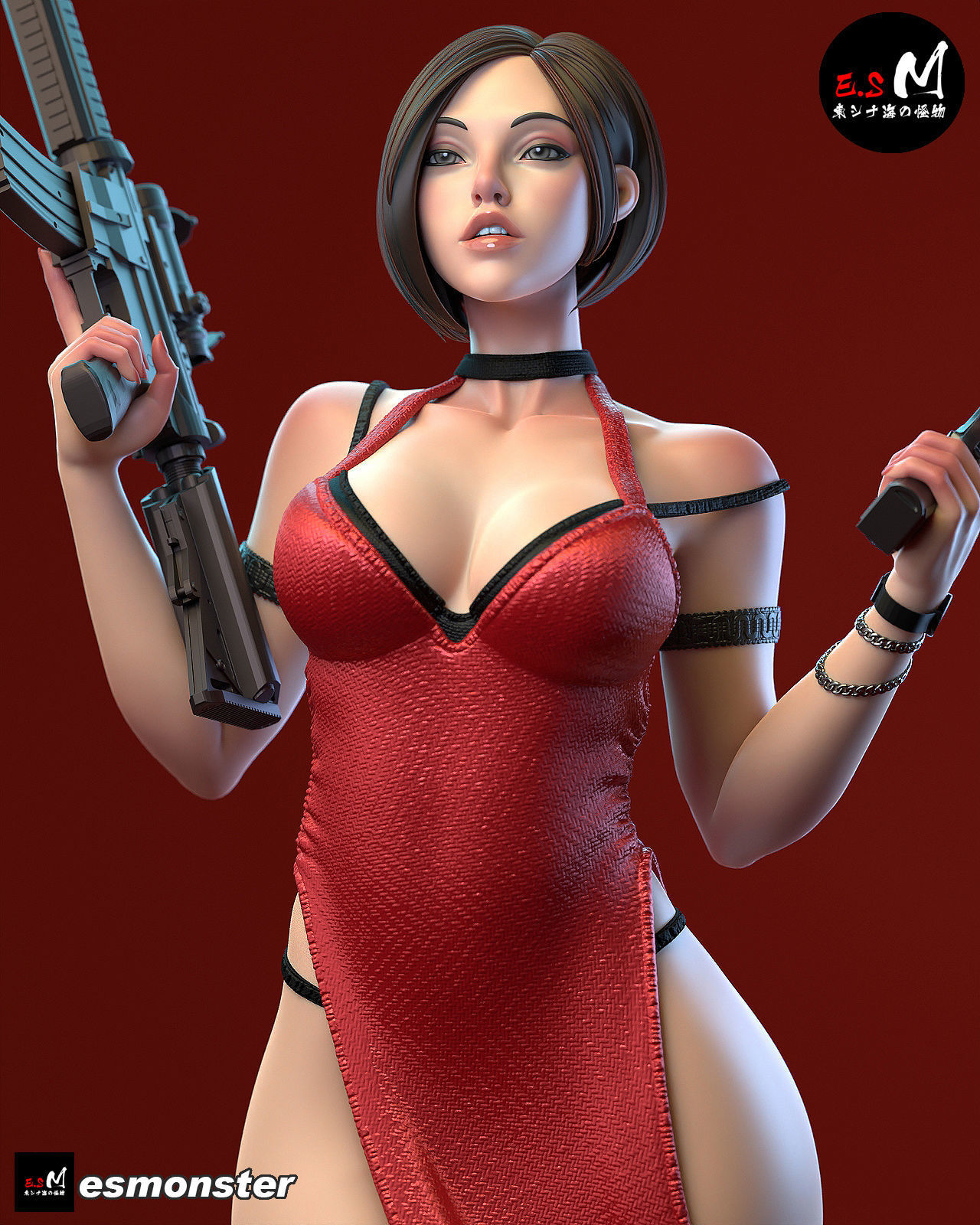 Ada Wang CHARACTER BY ESM 3D print model_30