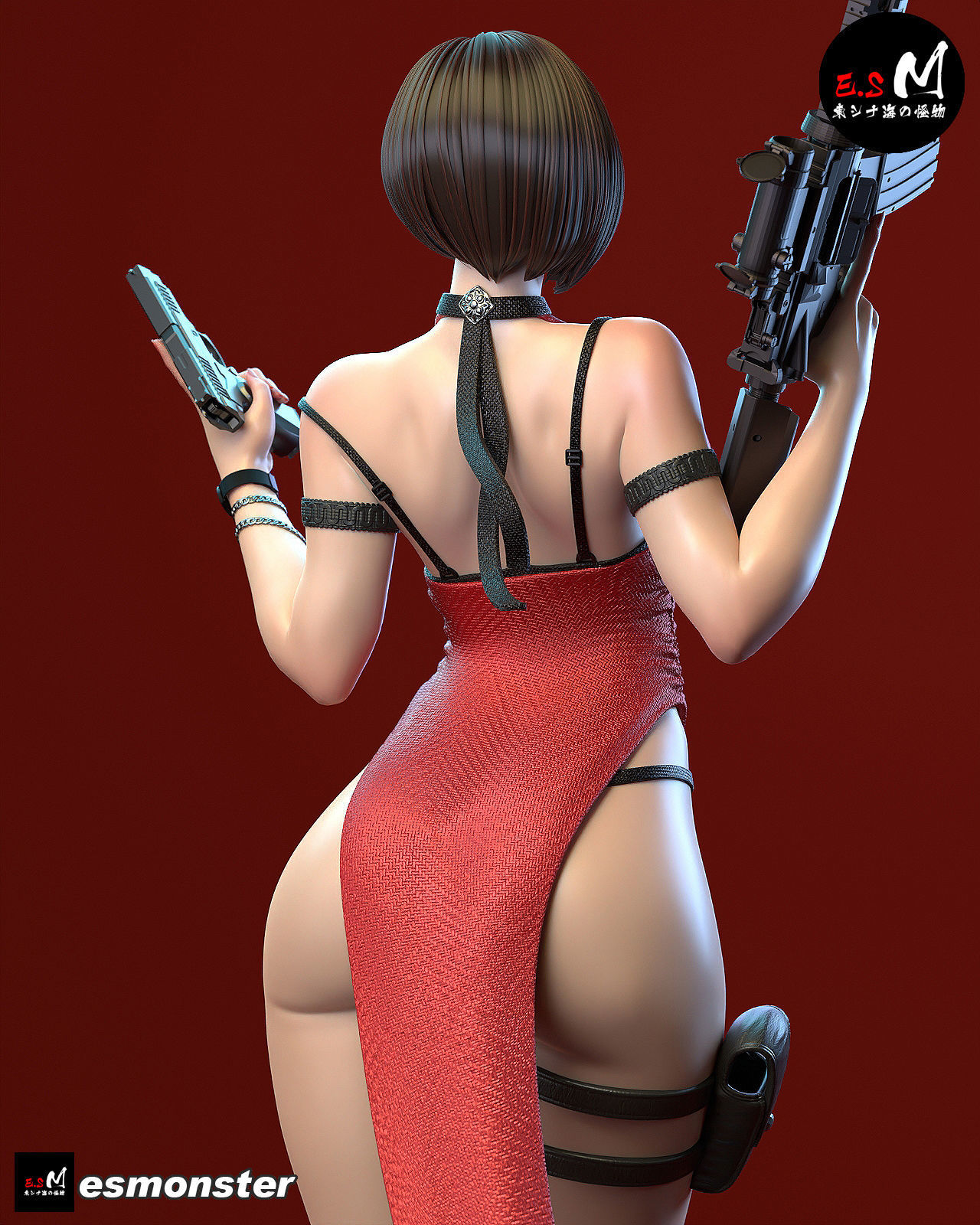 Ada Wang CHARACTER BY ESM 3D print model_28