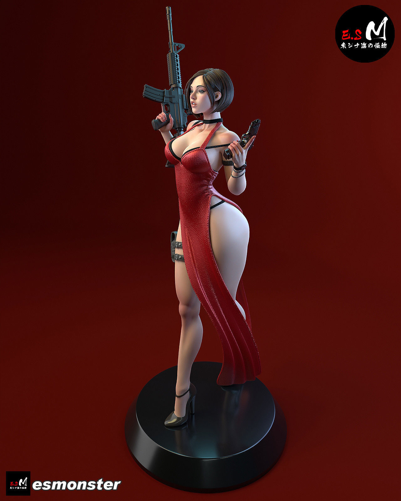 Ada Wang CHARACTER BY ESM 3D print model_31