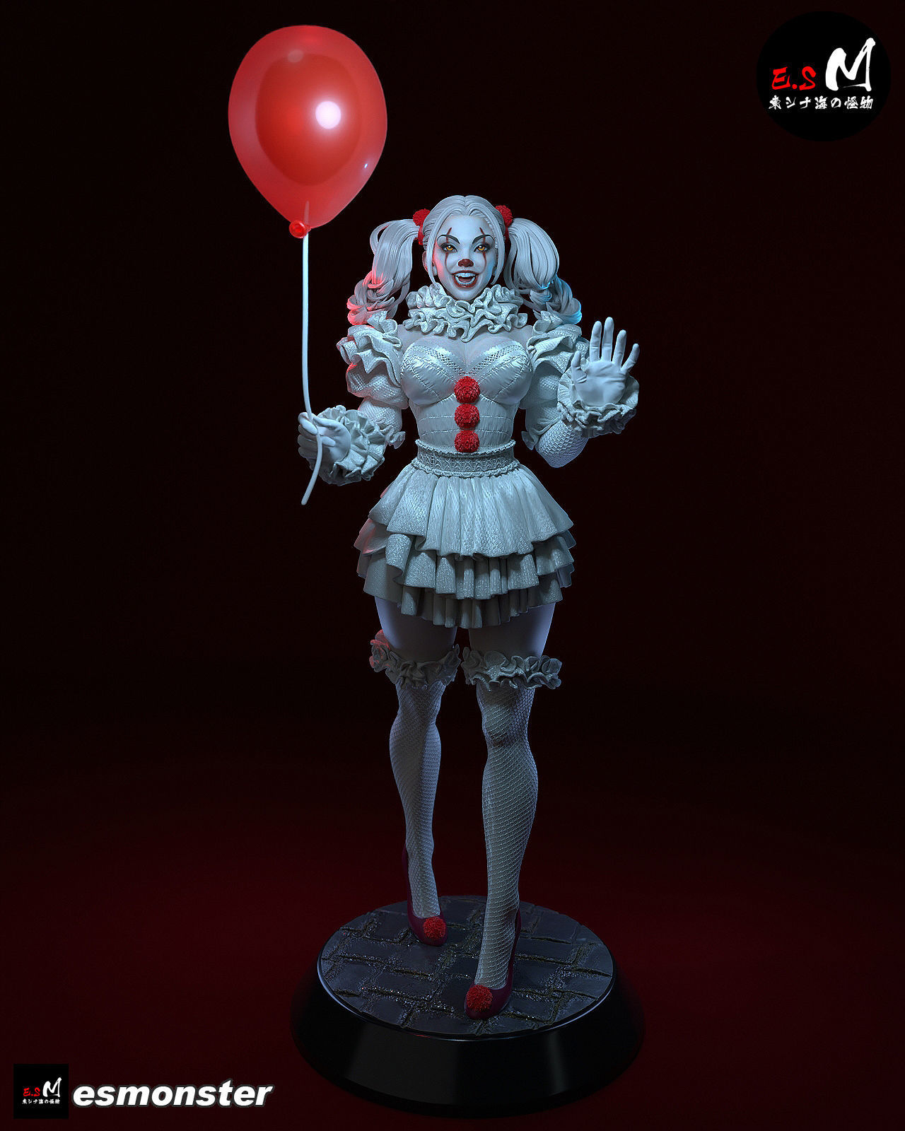 IT Joker CHARACTER BY ESM  3D print model_60