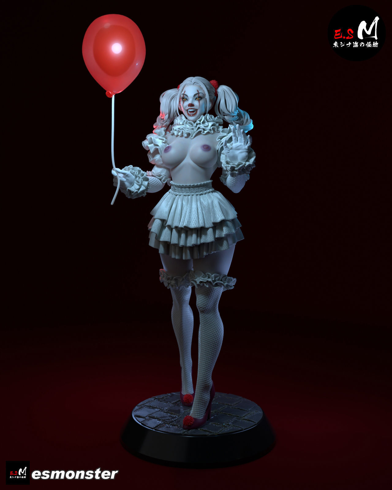 IT Joker CHARACTER BY ESM  3D print model_7