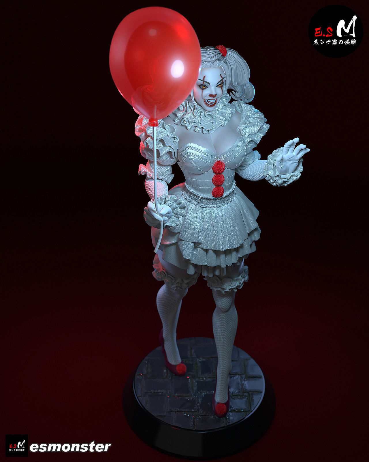 IT Joker CHARACTER BY ESM  3D print model_51