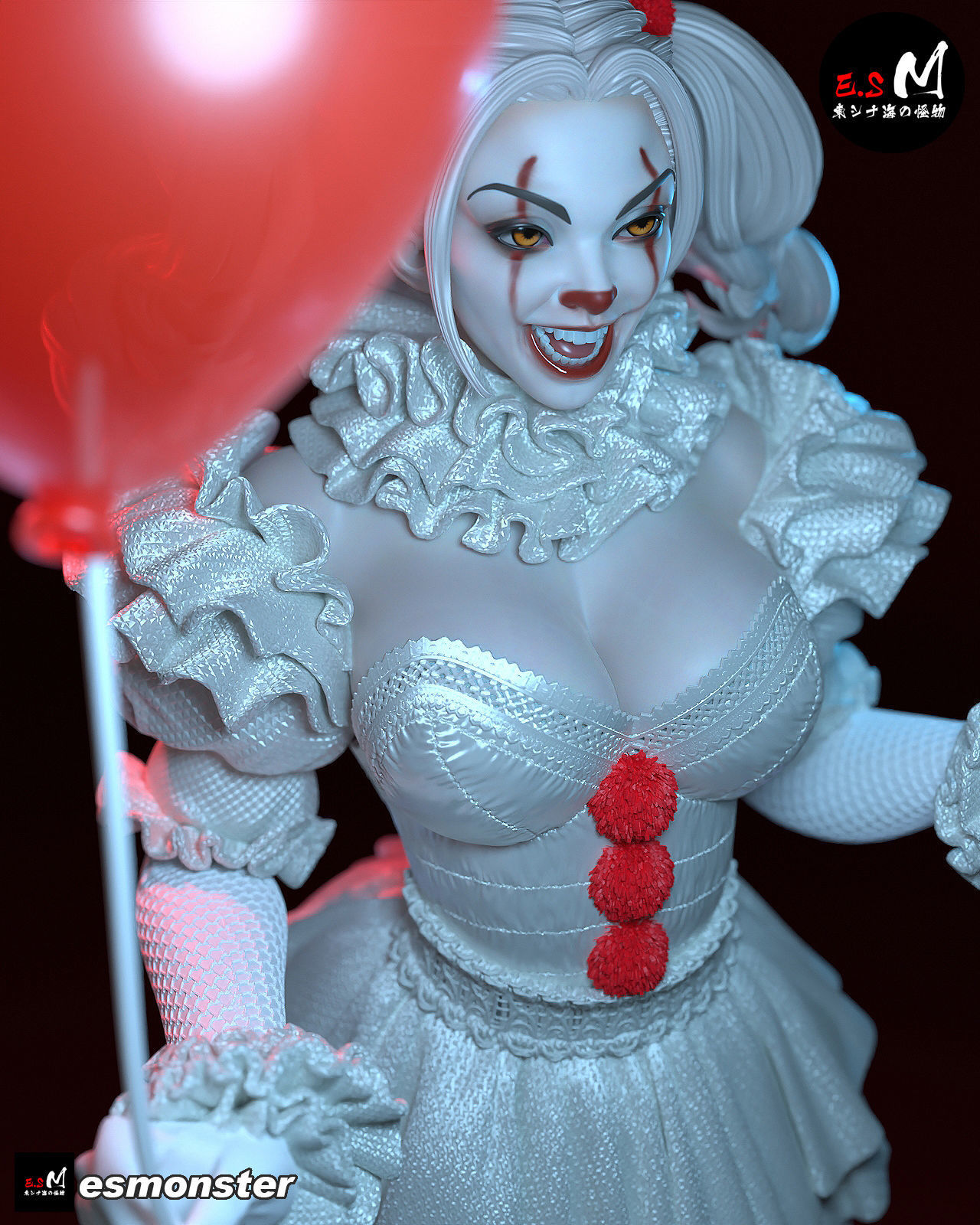 IT Joker CHARACTER BY ESM  3D print model_25