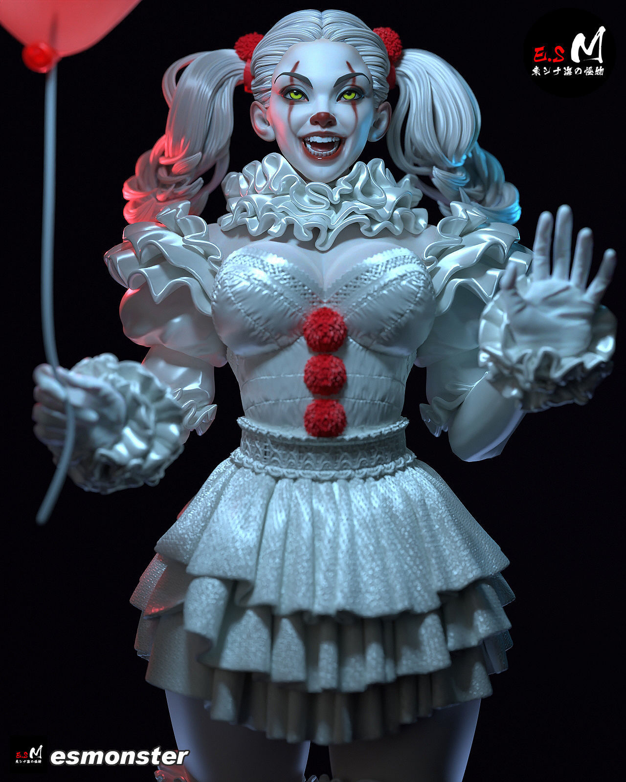 IT Joker CHARACTER BY ESM  3D print model_18