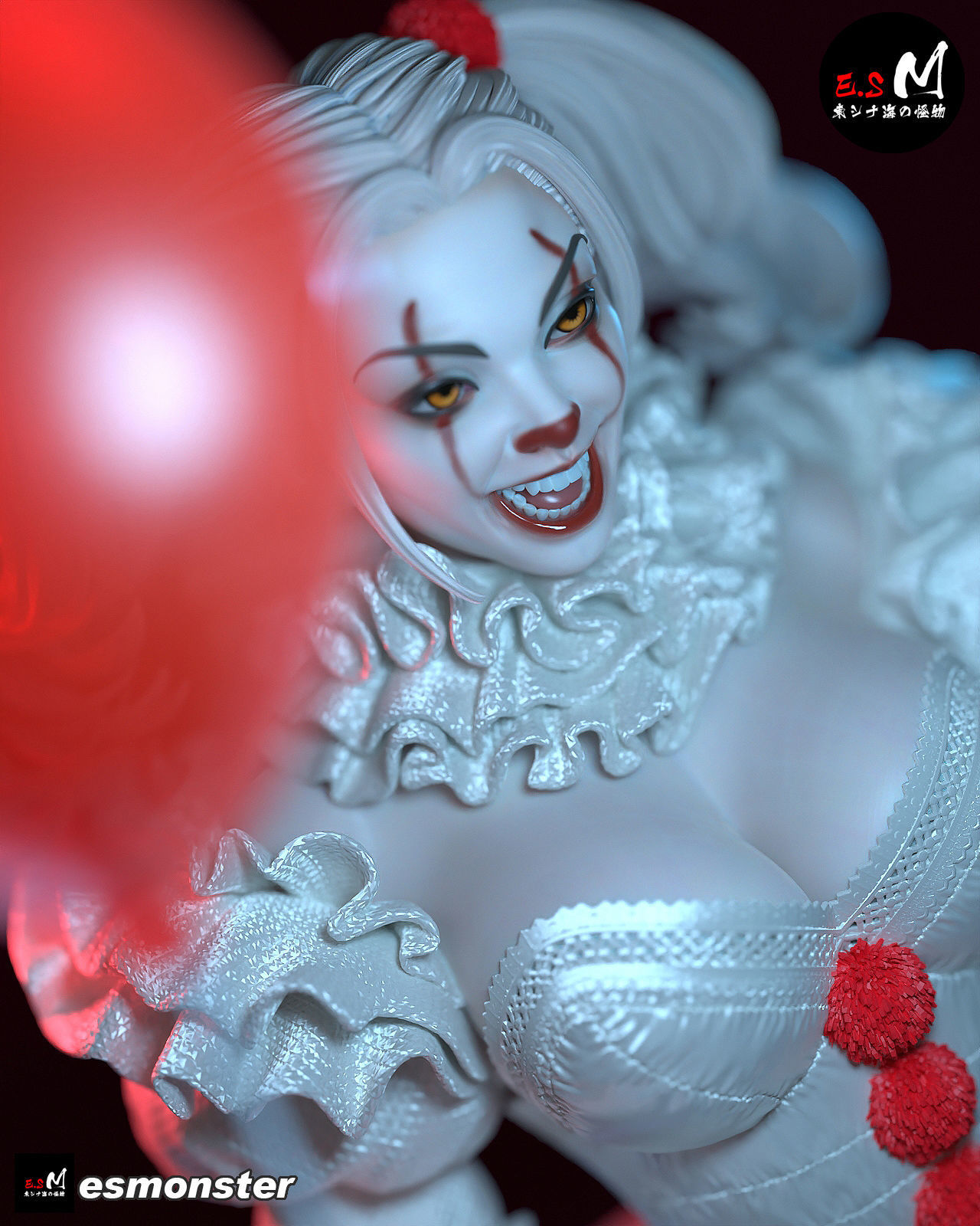 IT Joker CHARACTER BY ESM  3D print model_30