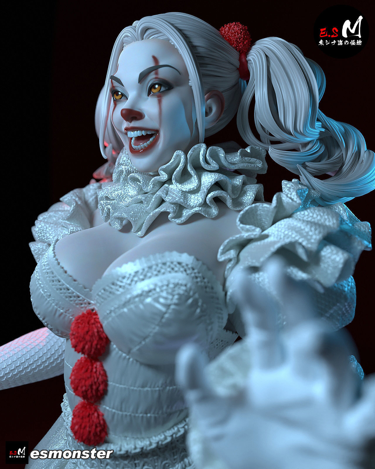 IT Joker CHARACTER BY ESM  3D print model_34