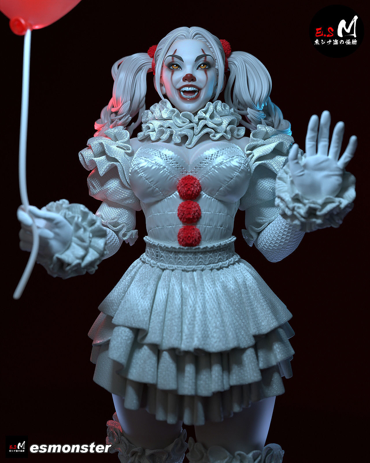 IT Joker CHARACTER BY ESM  3D print model_47