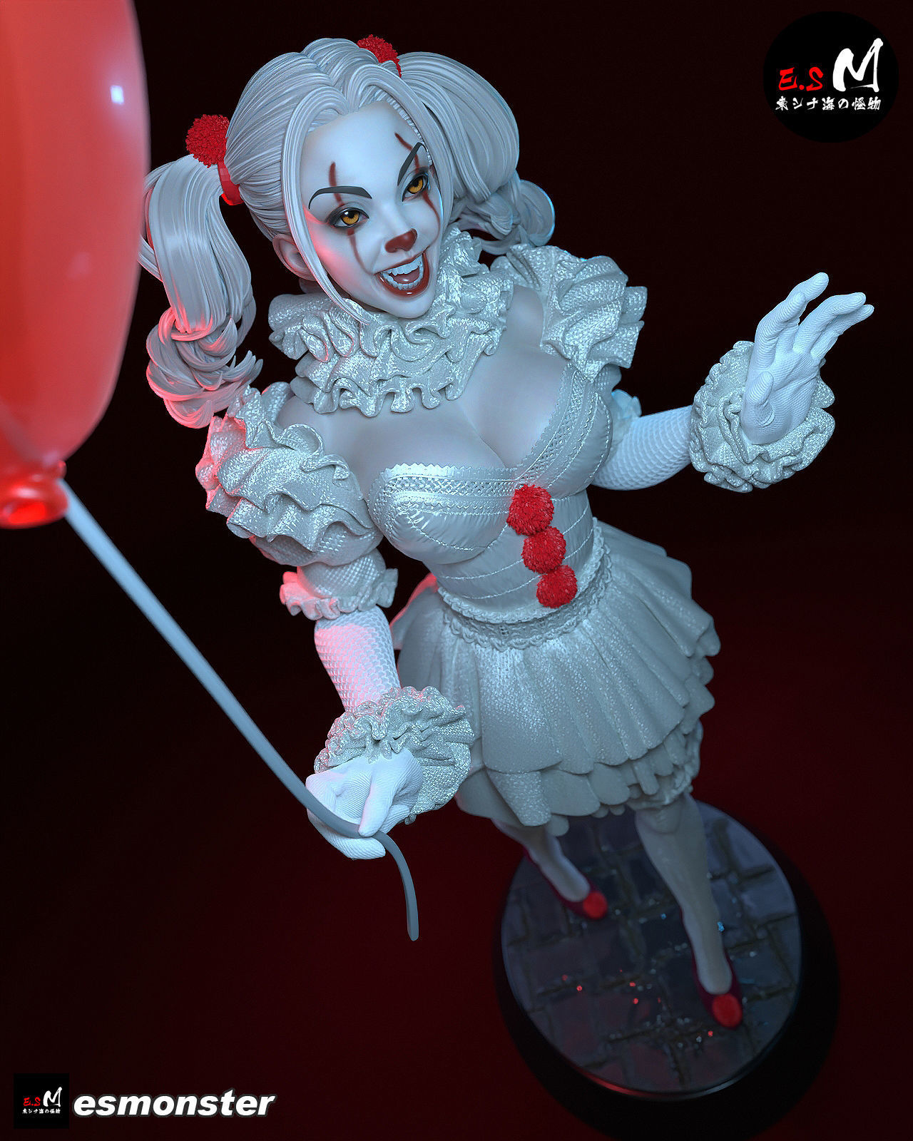 IT Joker CHARACTER BY ESM  3D print model_16