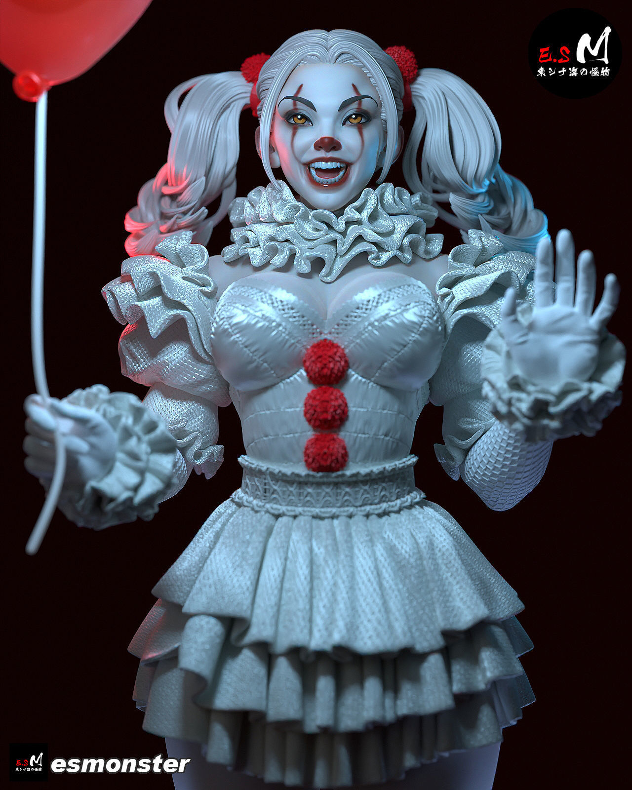 IT Joker CHARACTER BY ESM  3D print model_48