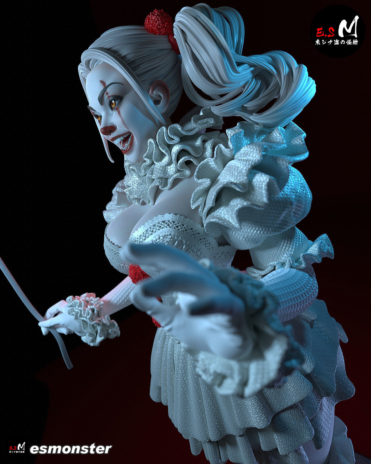 IT Joker CHARACTER BY ESM  3D print model_17