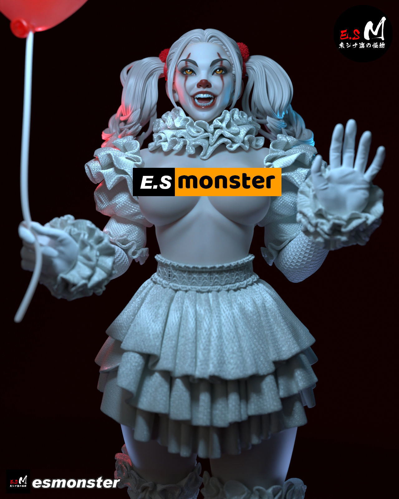 IT Joker CHARACTER BY ESM  3D print model_5