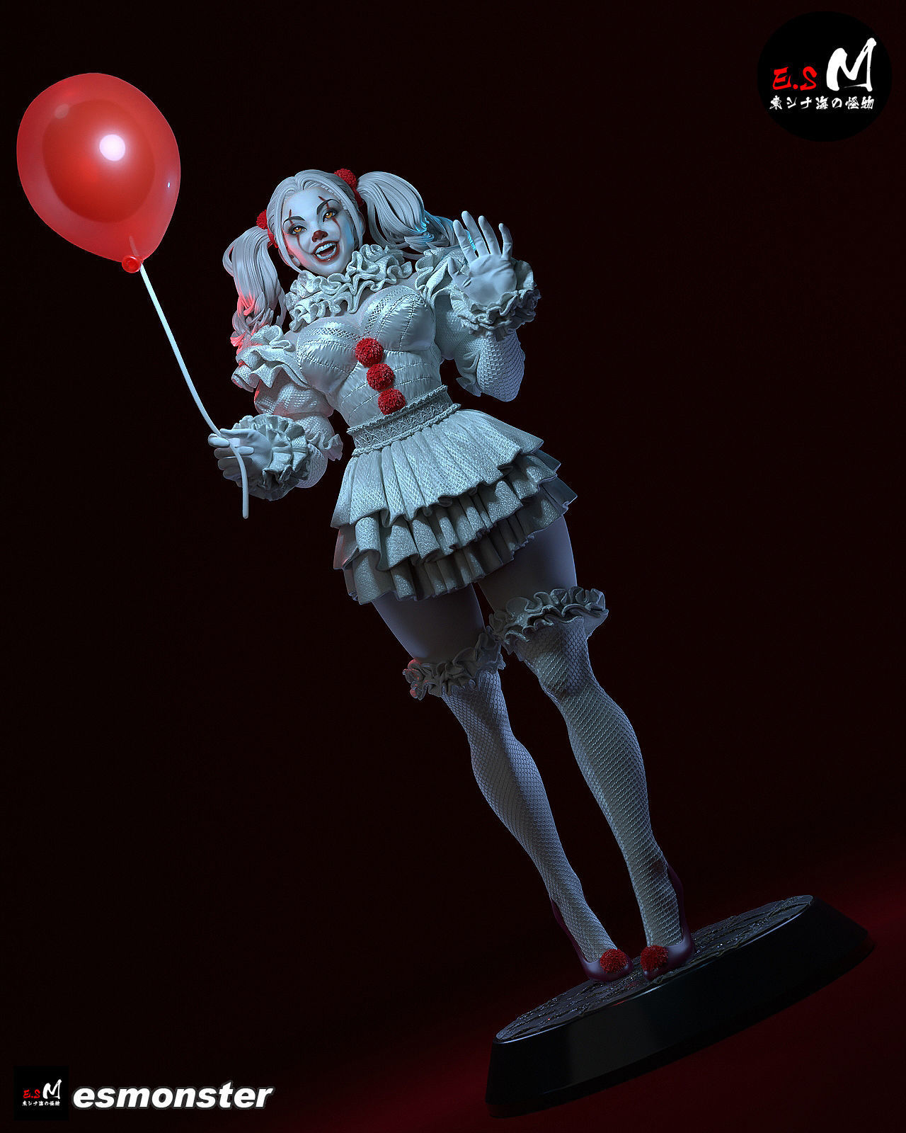 IT Joker CHARACTER BY ESM  3D print model_43