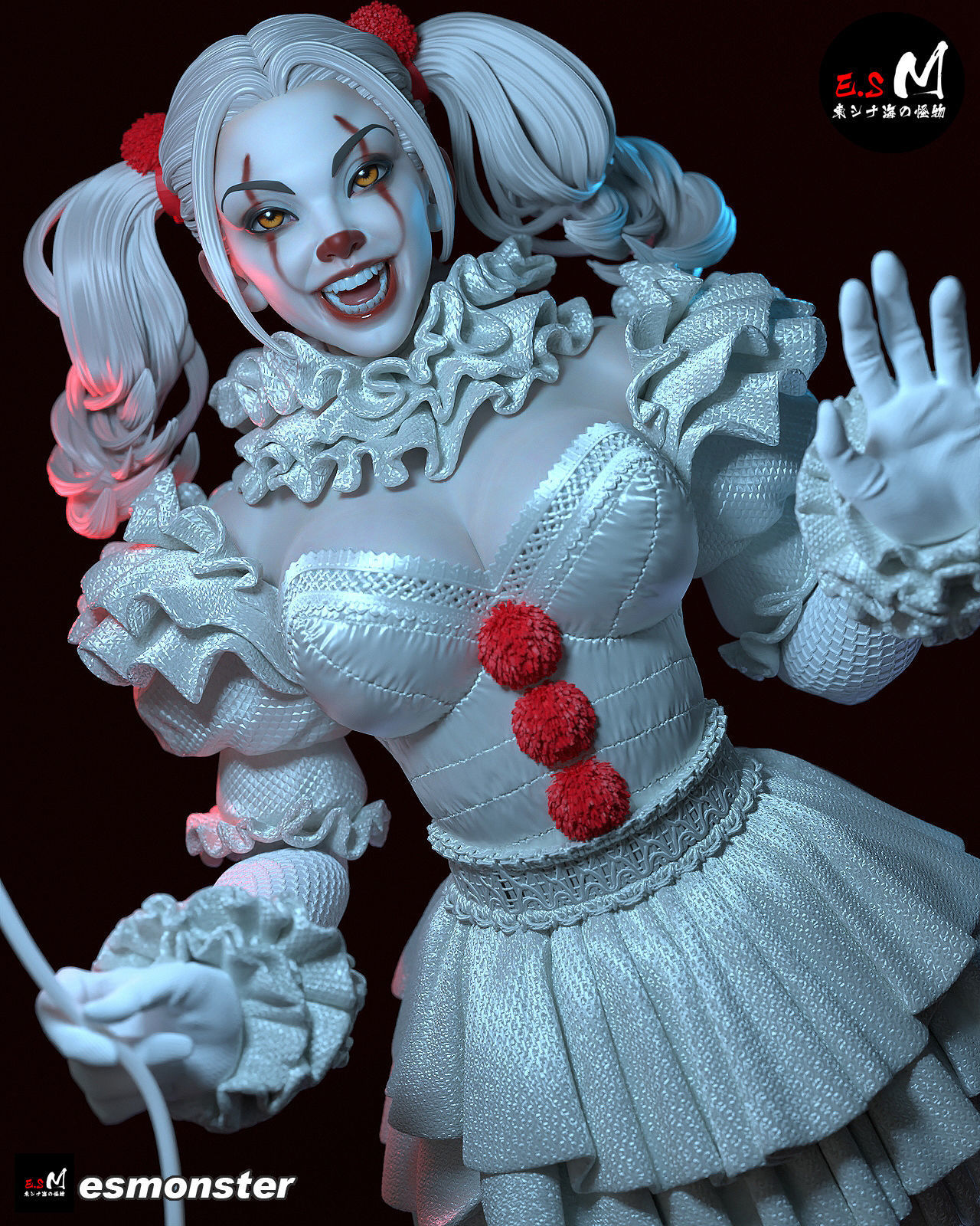 IT Joker CHARACTER BY ESM  3D print model_21