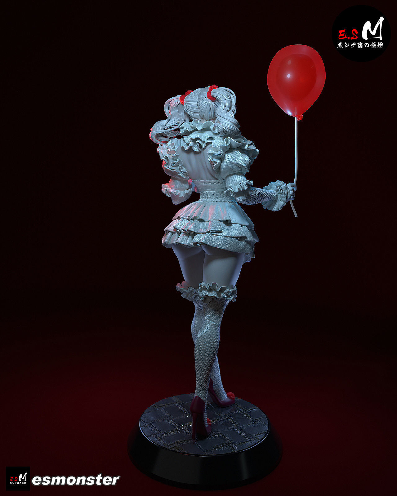 IT Joker CHARACTER BY ESM  3D print model_68
