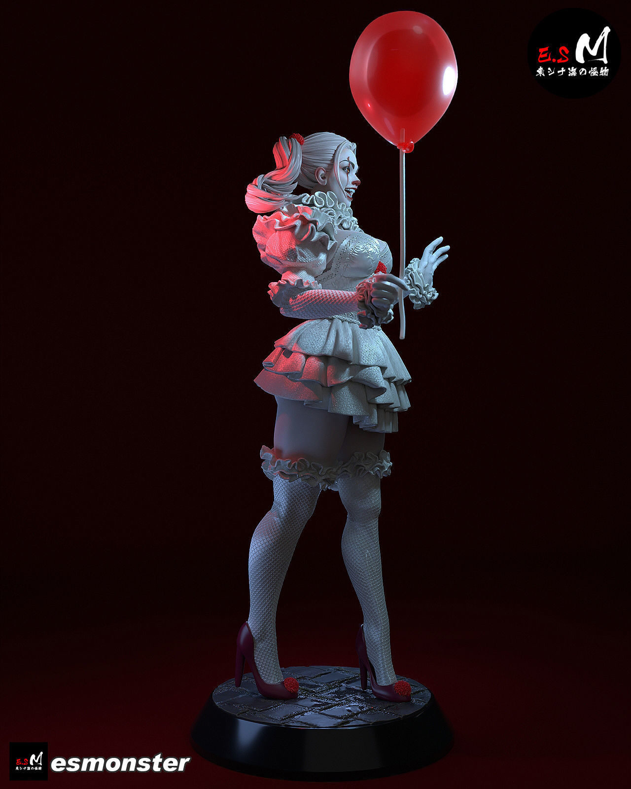 IT Joker CHARACTER BY ESM  3D print model_54