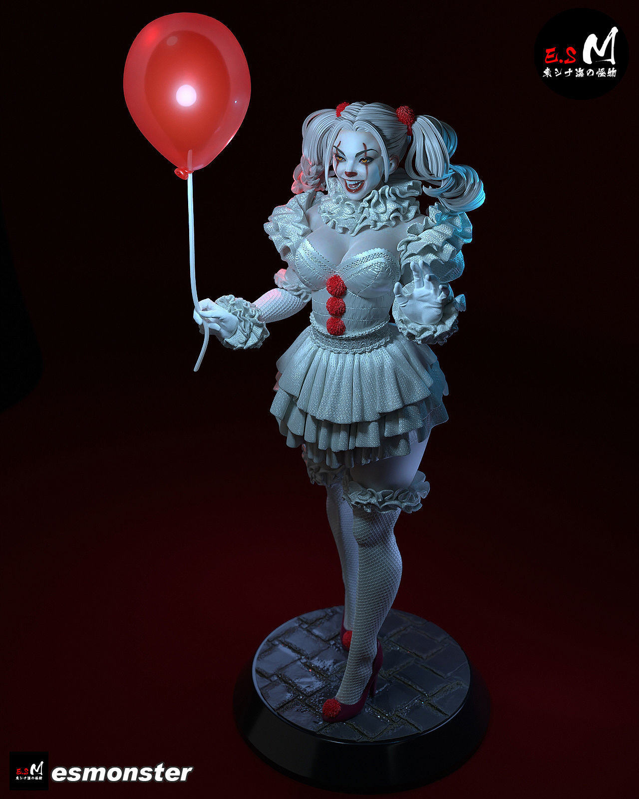 IT Joker CHARACTER BY ESM  3D print model_52