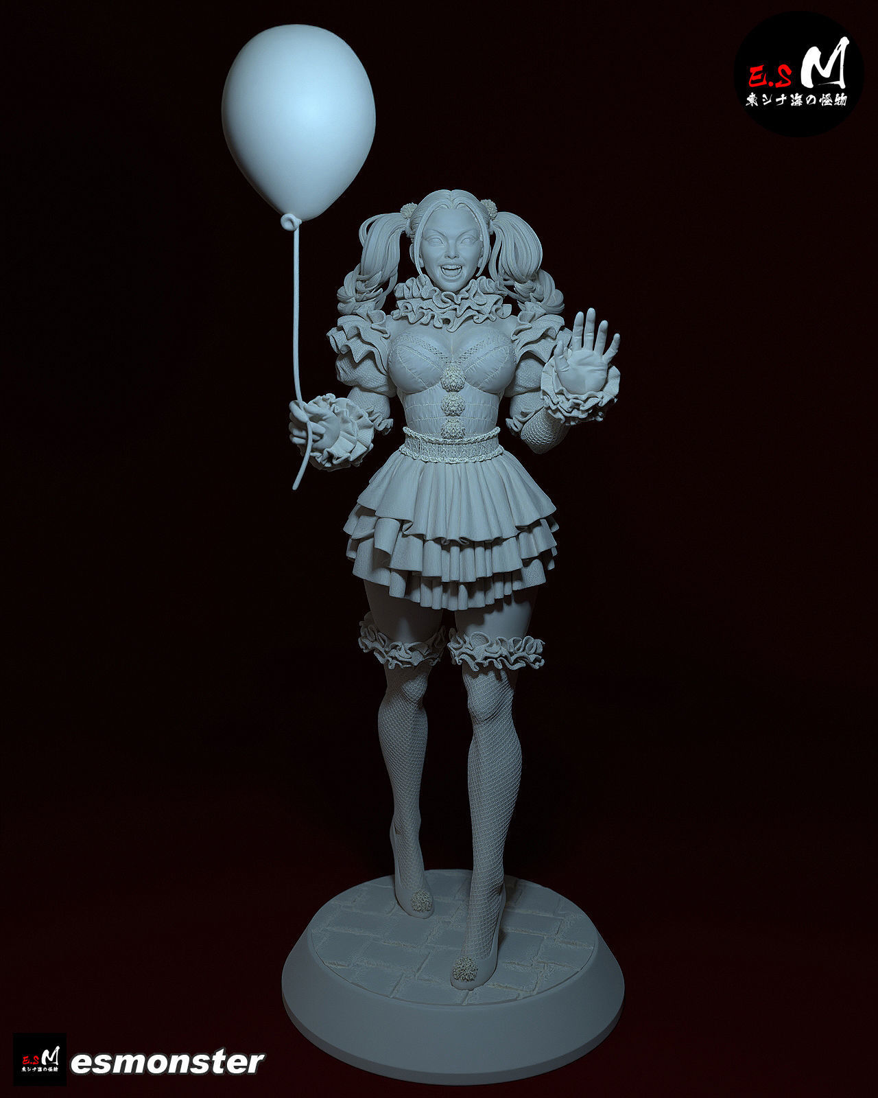 IT Joker CHARACTER BY ESM  3D print model_70