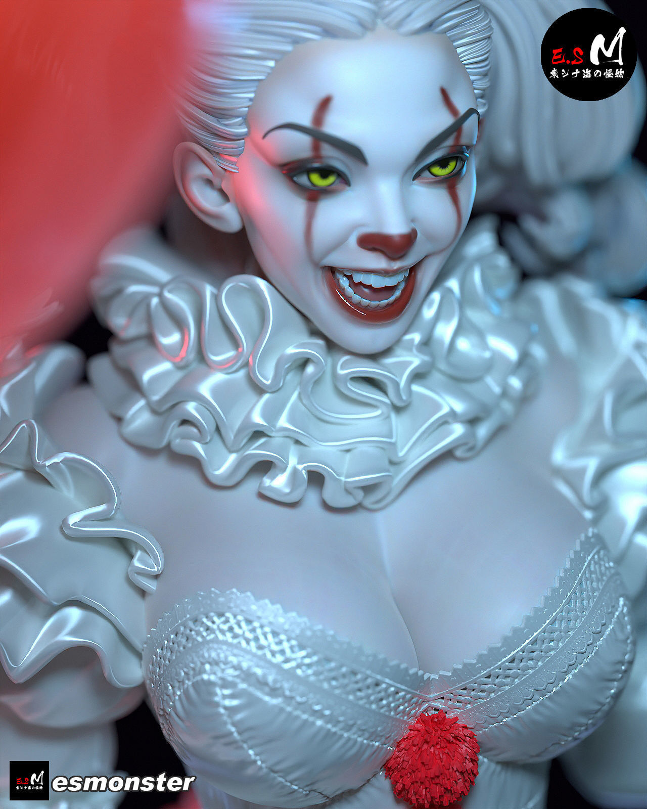 IT Joker CHARACTER BY ESM  3D print model_10