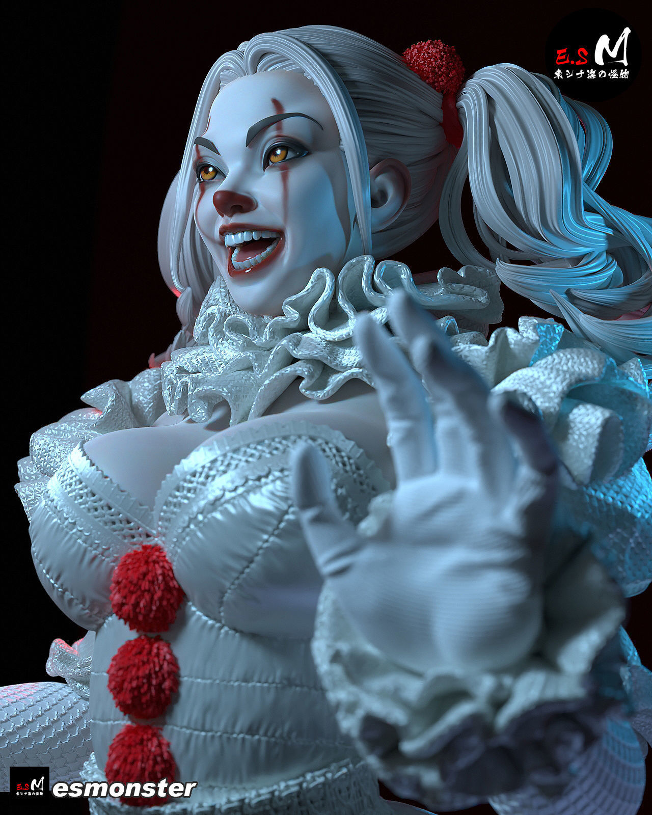 IT Joker CHARACTER BY ESM  3D print model_26