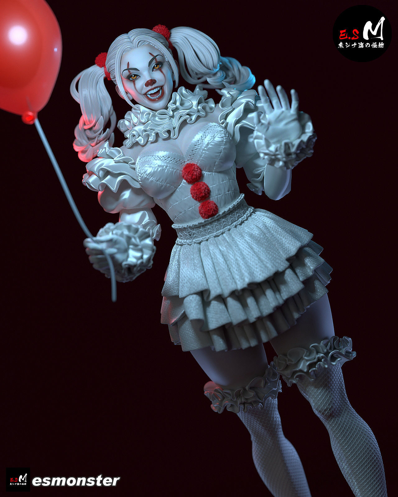 IT Joker CHARACTER BY ESM  3D print model_53