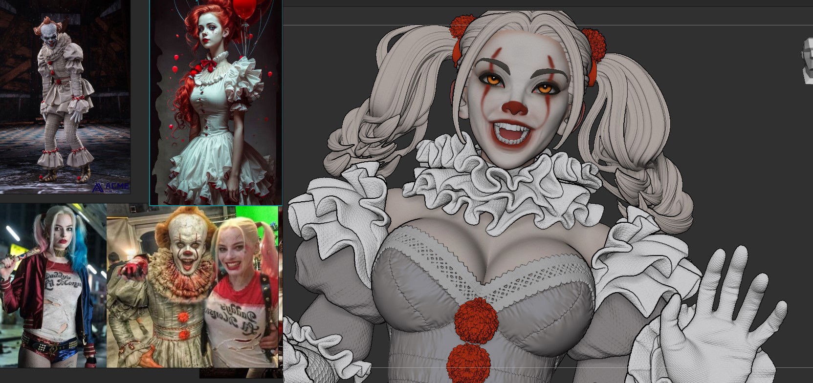 IT Joker CHARACTER BY ESM  3D print model_72