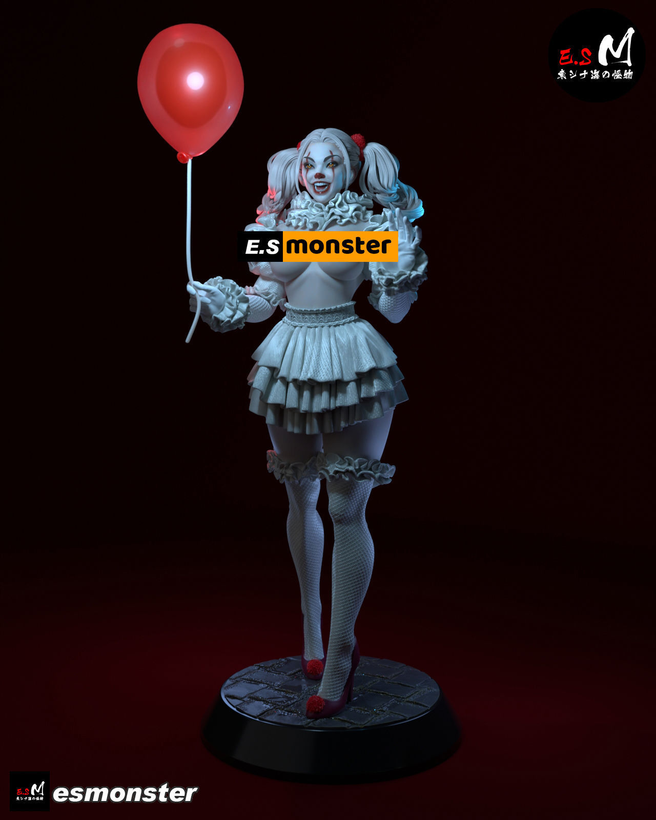 IT Joker CHARACTER BY ESM  3D print model_4