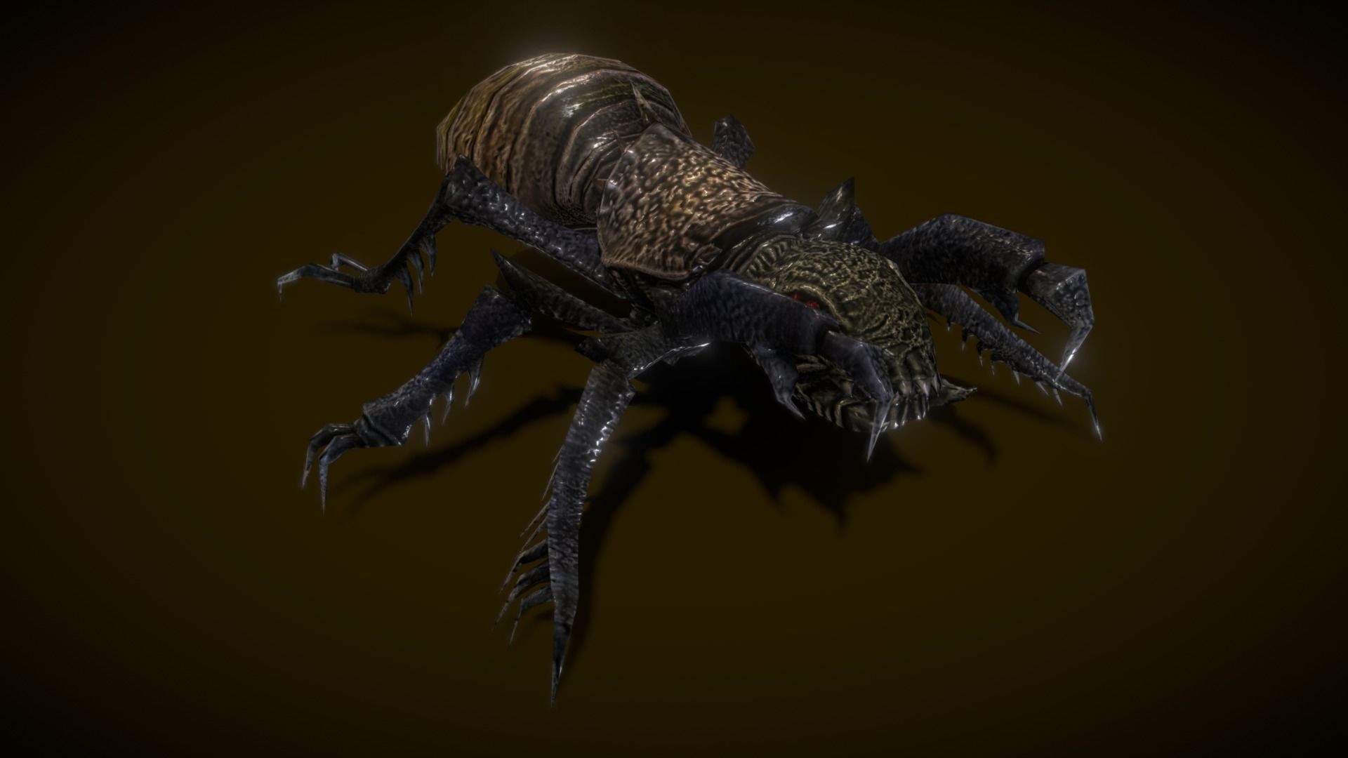 Minecrawler lowpoly Low-poly 3D model_1