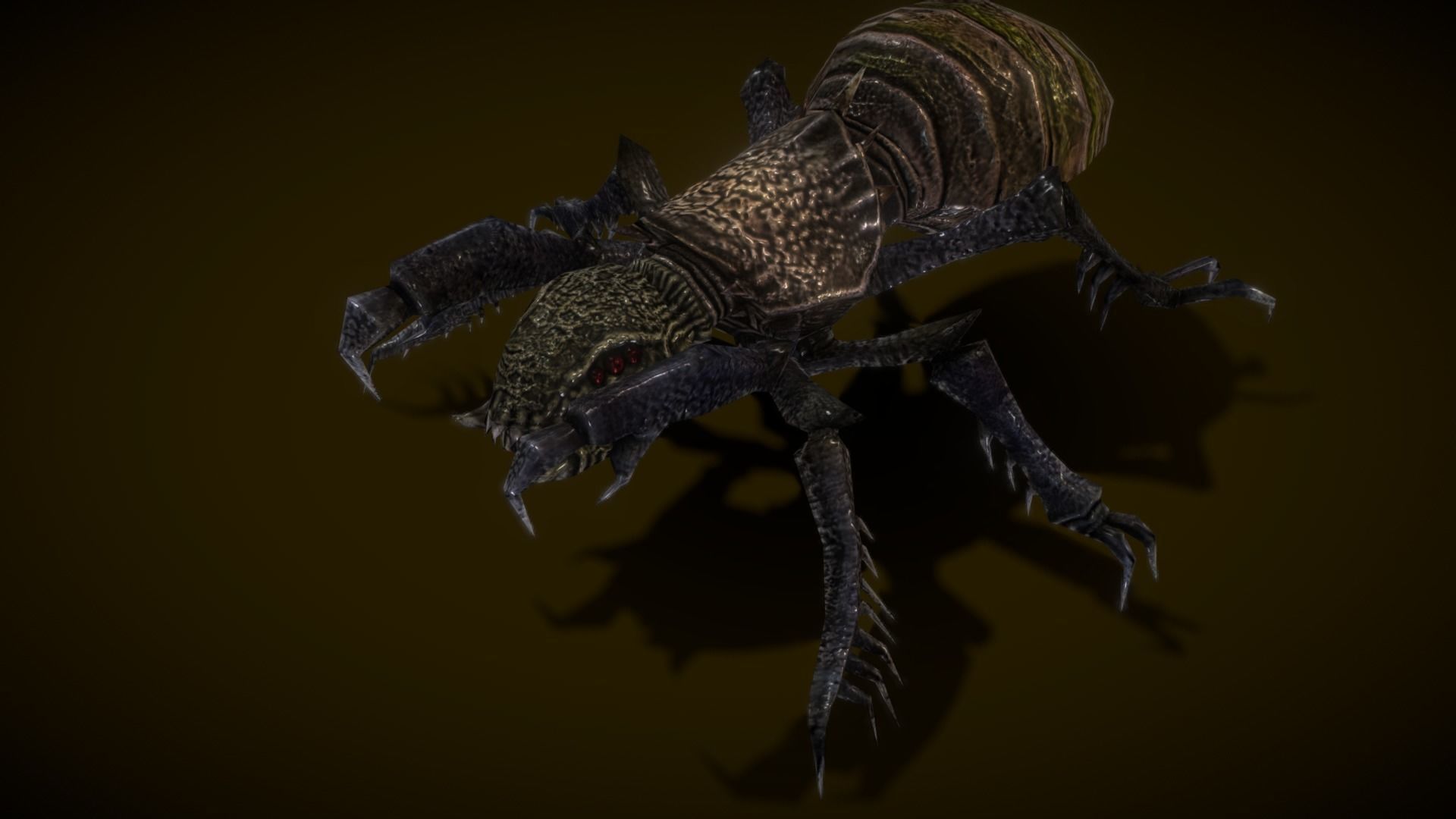 Minecrawler lowpoly Low-poly 3D model_6