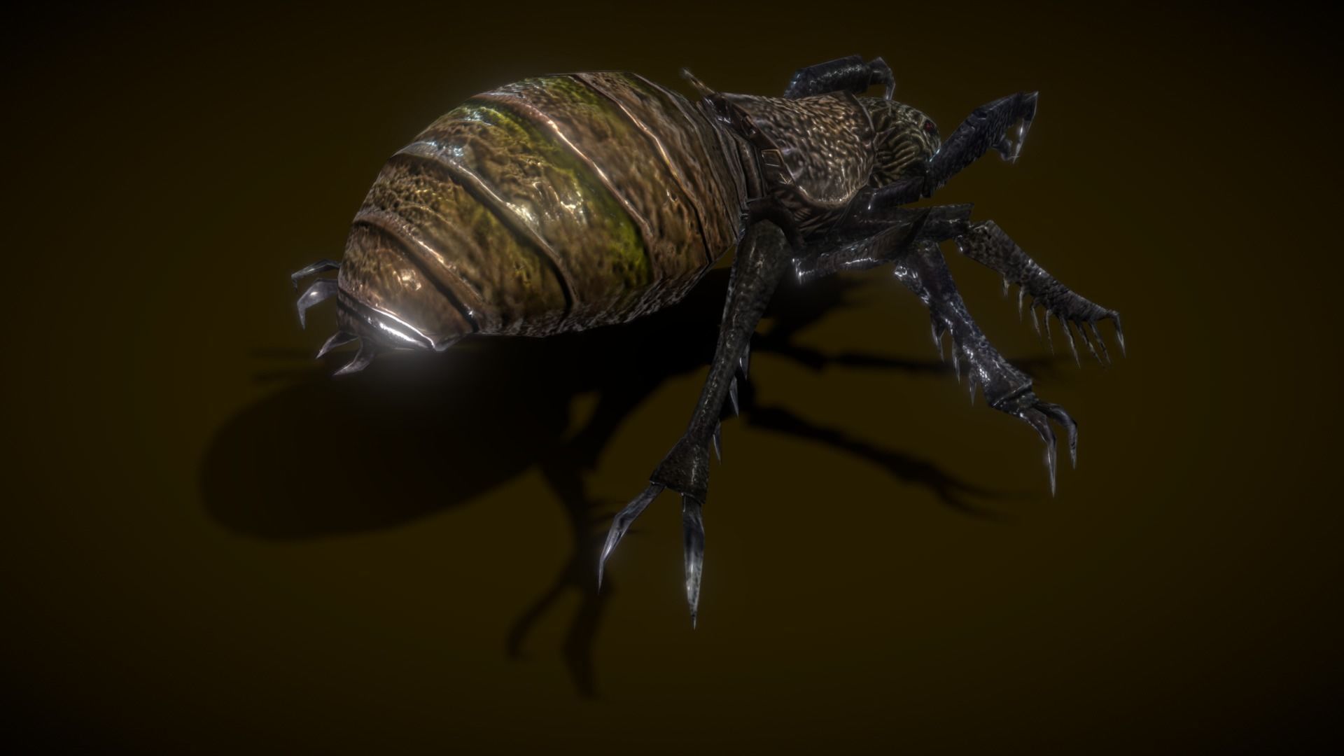 Minecrawler lowpoly Low-poly 3D model_2