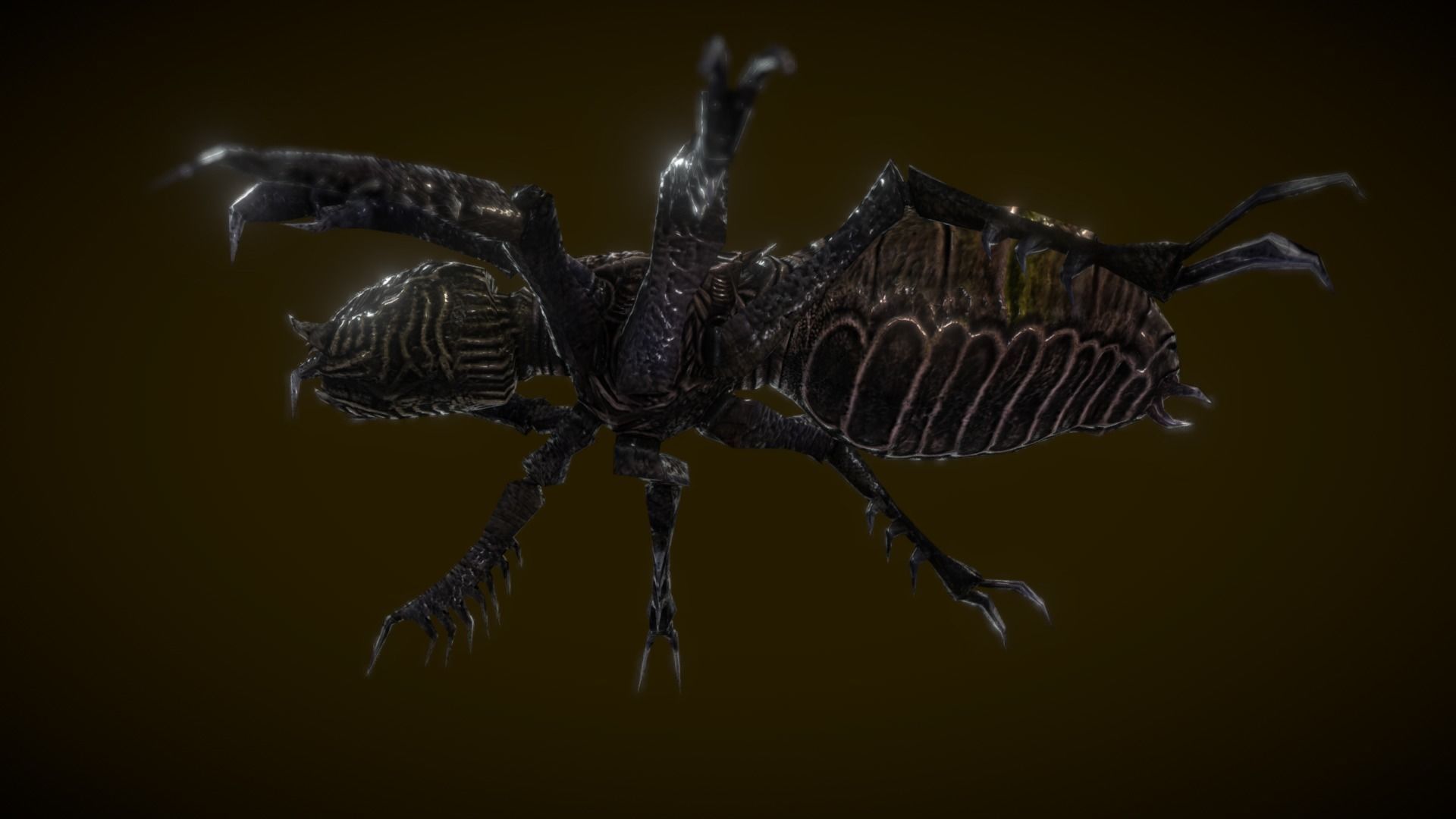 Minecrawler lowpoly Low-poly 3D model_9